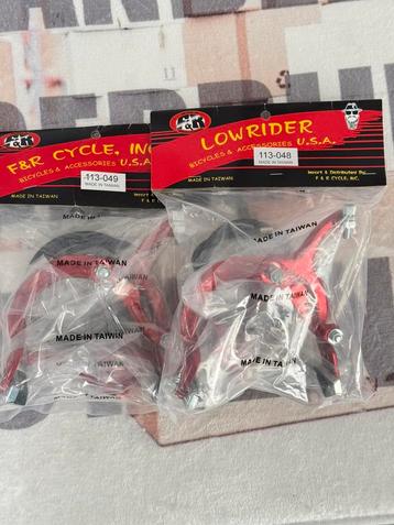 Rode Fixie MX-hendel rood race-Fiets bmx SET Voor + Achter beschikbaar voor biedingen