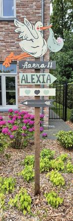 Geboortebord, Enfants & Bébés, Cadeaux d'accouchement & Assiettes de naissance, Enlèvement, Utilisé, Tableau de naissance