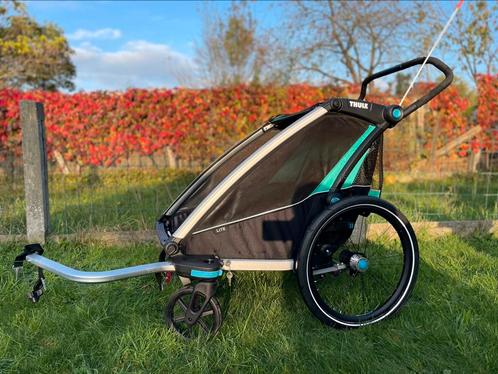 Thule chariot lite 2 - fietskar, Vélos & Vélomoteurs, Accessoires vélo | Remorques, Comme neuf, Enlèvement ou Envoi