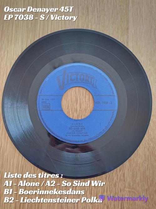 Oscar Denayer 45T, Cd's en Dvd's, Vinyl Singles, Gebruikt, EP, 7 inch, Ophalen of Verzenden