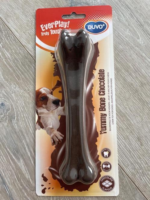 Jouet pour chien Os chocolat à mâcher neuf marque Duvo, Dieren en Toebehoren, Hondenspeelgoed, Nieuw, Kauwspeelgoed, Ophalen