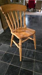 4 Landelijke beuken stoelen, Huis en Inrichting, Stoelen, Ophalen