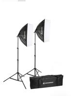 Breser foto studio lichten, TV, Hi-fi & Vidéo, Photo | Flash, Enlèvement ou Envoi, Comme neuf, Autres marques, Inclinable