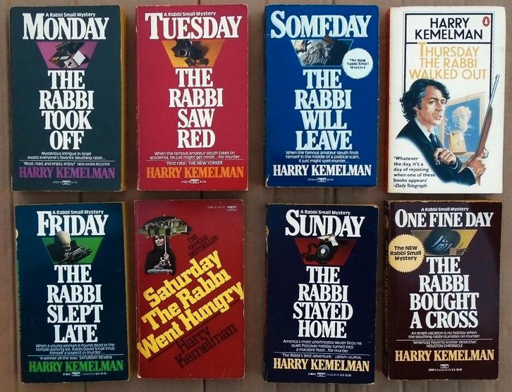 8 issues of the fictional religious sleuth Rabbi David Small, Boeken, Thrillers, Gelezen, Amerika, Ophalen of Verzenden