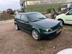 Sportieve Golf mk4 1.8-20v, Auto's, Zwart, Zwart, Leder, Bedrijf