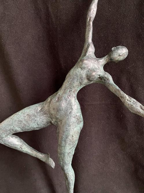 Bronzen dansende dame Milo groot 63cm zuiver abstract brons, Antiek en Kunst, Kunst | Beelden en Houtsnijwerken, Ophalen of Verzenden