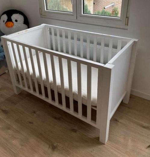 Quax Baby Bed - type Marie Sofie - 60x120cm wit, Kinderen en Baby's, Kinderkamer | Bedden, Gebruikt, Minder dan 140 cm, Minder dan 70 cm