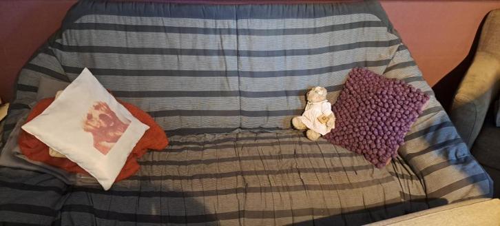 sofa, Maison & Meubles, Canapés | Sofas & Chaises Longues, Utilisé, Autres dimensions, Tissus, Enlèvement