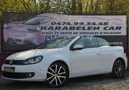 Volkswagen GOLF Cabriolet 1.6CRTDi Highline NAV SENS AV/AR C, Auto's, Volkswagen, Bedrijf, Te koop, Golf, ABS, Airbags, Airconditioning