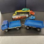 3 Majorette-vrachtwagens met opleggers, Verzamelen, Ophalen of Verzenden, Gebruikt