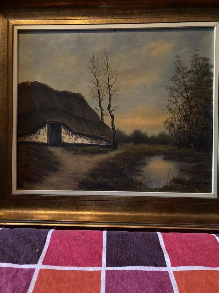 4 SCHILDERIJEN TE KOOP, Antiek en Kunst, Kunst | Schilderijen | Klassiek, Ophalen