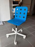 Bureaustoel kind blauw Ikea, Huis en Inrichting, Ophalen, Zo goed als nieuw, Blauw, Bureaustoel