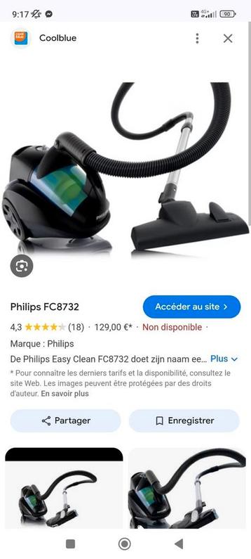 Aspirateur Philips  beschikbaar voor biedingen