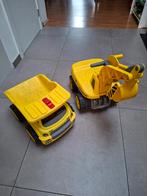 Graafkraan en kiepwagen, Kinderen en Baby's, Speelgoed |Speelgoedvoertuigen, Ophalen, Gebruikt