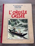 Origineel stripboek Kuifje L'Oreille Cassée Casterman 1937, Boeken, Stripverhalen, Gelezen, Eén stripboek, Ophalen of Verzenden