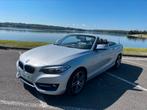 BMW 218i cabriolet , 2016.,pack M sport , GPS,…, Cuir, Argent ou Gris, Cabriolet, Carnet d'entretien