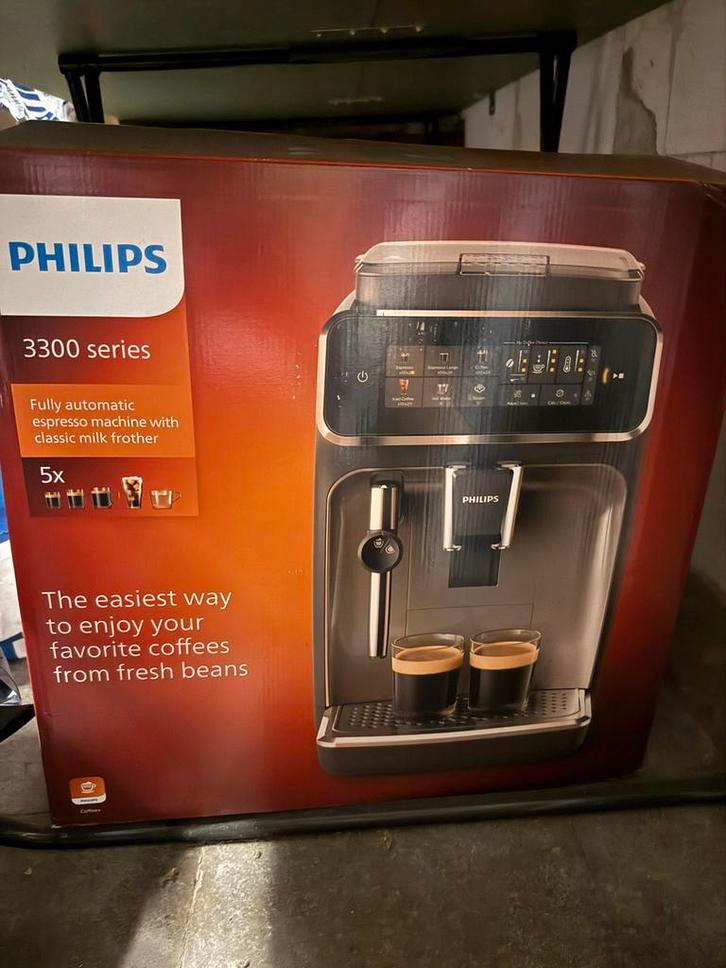 Philips 3300 Serie koffiemachin (Zo goed als nieuw), Elektronische apparatuur, Koffiezetapparaten, Zo goed als nieuw, Koffiemachine