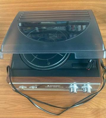 Platenspeler Soundmaster + radio - Turntable Radio System, Enlèvement, Utilisé, Tourne-disque