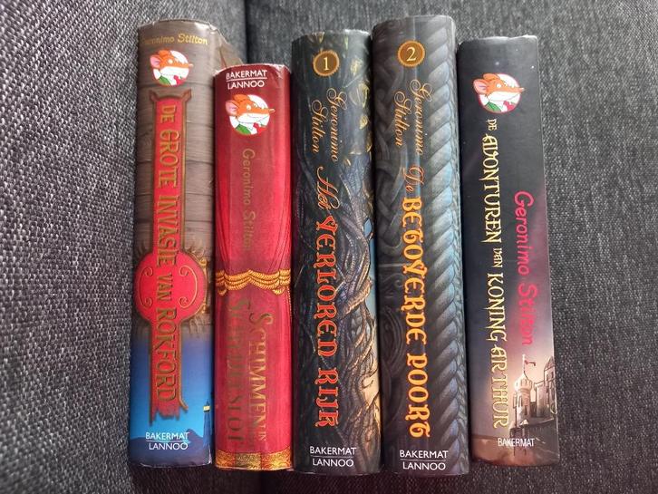 Geronimo Stilton boeken, Boeken, Kinderboeken | Jeugd | 10 tot 12 jaar, Gelezen, Fictie, Ophalen of Verzenden