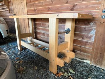 Banc de menuisier avec vis de serrage, Enlèvement, Utilisé