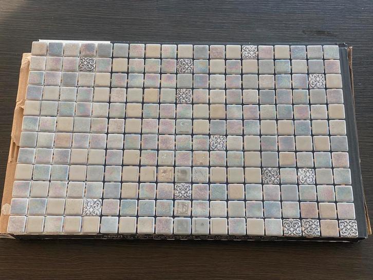 Ezarri Mochi mozaïek – 1,08 m² – NIEUW in doos, Doe-het-zelf en Bouw, Sanitair, Zo goed als nieuw, Douche, Glas, Ophalen