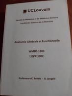 Anatomie générale et fonctionnelle, Ophalen of Verzenden, Zo goed als nieuw, Hoger Onderwijs