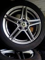 Mercedes 17" wielen met winterbanden — 225/50 R17, Ophalen, 17 inch, Winterbanden, Band(en)