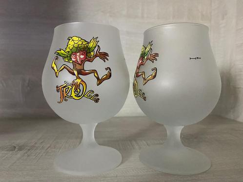 18/ Lot de 6 Verres Cuvée des Trolls avec contenance 25cl, Verzamelen, Glas en Drinkglazen, Zo goed als nieuw, Bierglas, Ophalen of Verzenden