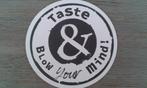 Bierviltje "Taste & Blow You Mind", Ophalen of Verzenden, Nieuw