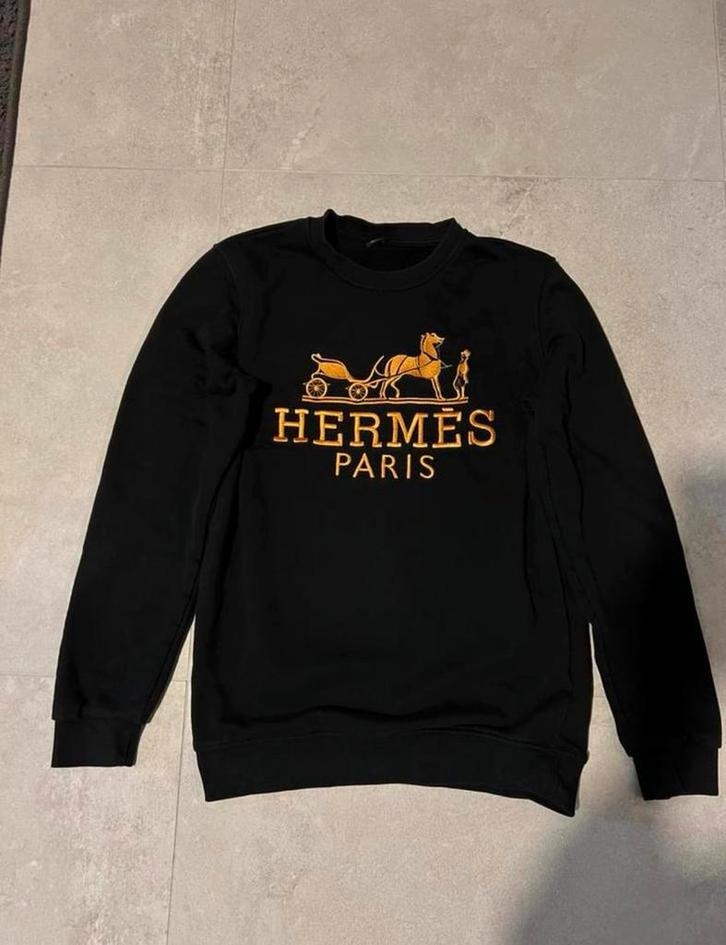 Hermes paris trui zo goed als nieuw maat S, Kleding | Heren, Truien en Vesten, Nieuw, Maat 46 (S) of kleiner, Zwart, Ophalen of Verzenden