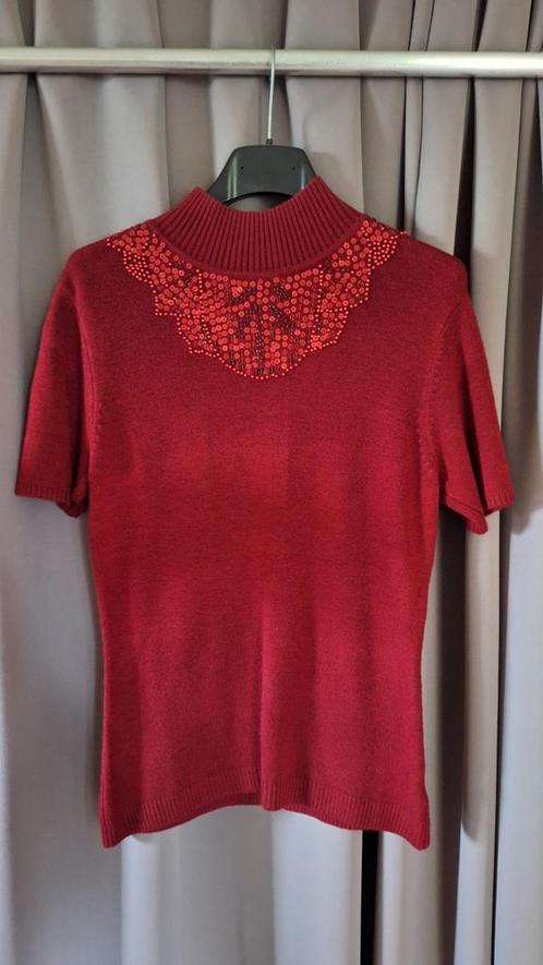 Dames trui en/of golf afzonderlijk of als set maat L nieuw, Kleding | Dames, T-shirts, Nieuw, Maat 42/44 (L), Rood, Korte mouw