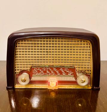 MAGNIFIQUE RADIO À TUBE PHILIPS BF121.01U VINTAGE 1954 PARIS