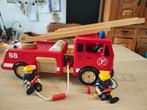Pintoy houten brandweerwagen en toebehoren, Ophalen, Gebruikt