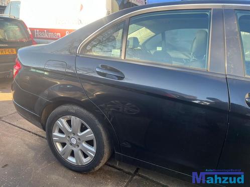 MERCEDES C KLASSE W204 ZWART 197 rechts achter deur 2007-201, Auto-onderdelen, Carrosserie, Deur, Mercedes-Benz, Gebruikt, Ophalen of Verzenden