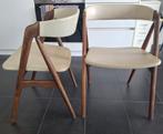 Retro stoelen, Ophalen, Gebruikt, Hout, Twee