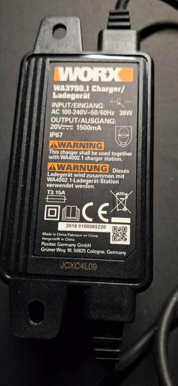 WORX Nieuwe wa3750 oplader voor robotgrasmaaier  beschikbaar voor biedingen