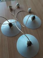 Witte vintage porseleinen  lampenkapjes, Ophalen