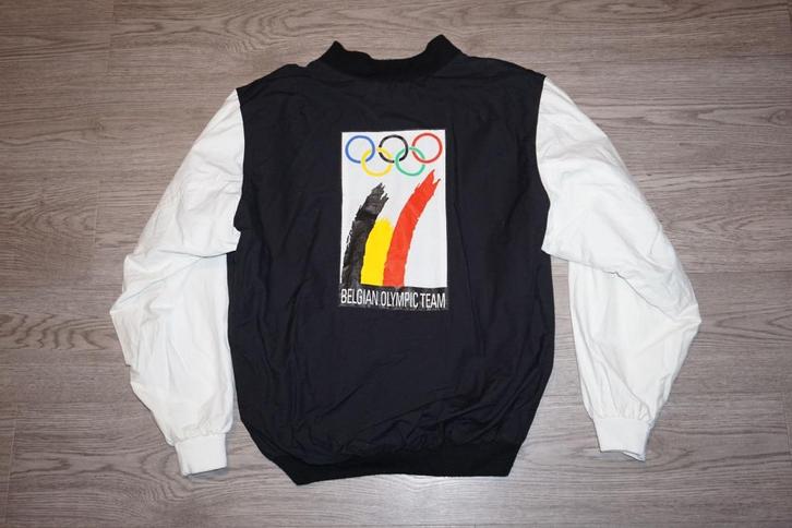 vintage jas Olympic team Belgium - maat L, Verzamelen, Sportartikelen en Voetbal, Ophalen of Verzenden
