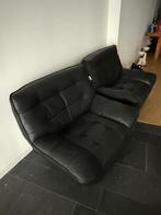 2 1-zit zetels op draaiende voet, zwart leder - Merk Europe, Ophalen, Gebruikt, Eenpersoons, Leer
