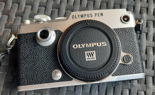 Olympus Pen-f digital mft Silver met drie lenzen, Audio, Tv en Foto, Fotocamera's Digitaal, Zo goed als nieuw, Compact, Olympus