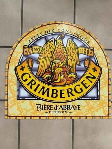 GRIMBERGEN emaille bord café brasserie beschikbaar voor biedingen