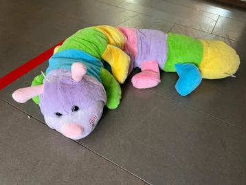 Pluche grote lange rups +_100 cm beschikbaar voor biedingen
