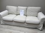3-zit zetel, zetel + pouf, Huis en Inrichting, Zetels | Zetels en Chaises Longues, Ophalen, Gebruikt