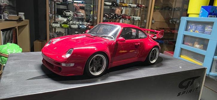 Porsche 911 Gunther Werks 400R 1/18 Gt-spirit, Hobby en Vrije tijd, Modelauto's | 1:18, Zo goed als nieuw, Auto, Overige merken