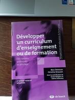 developper un curriculum d enseignement ou de formation, Ophalen, Zo goed als nieuw, Hoger Onderwijs, De boeck