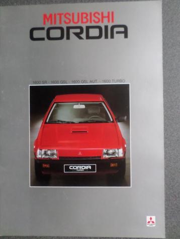 Brochure sur les Mitsubishi Cordia 1600 et Turbo 1982