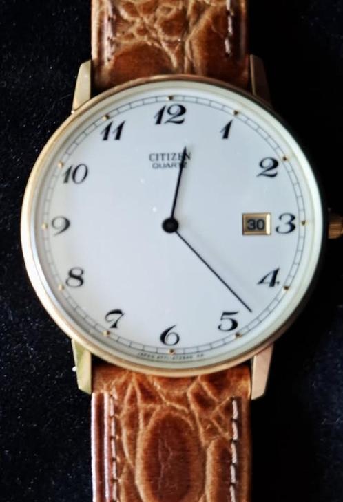 CITIZEN HEREN HORLOGE ULTRA PLAT  ( NIEUW ), Handtassen en Accessoires, Horloges | Heren, Nieuw, Polshorloge, Citizen, Staal, Leer