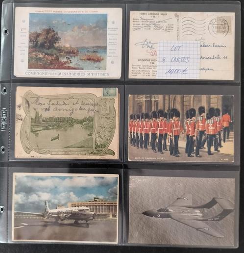 Set van 8 oude ansichtkaarten. Lees, Verzamelen, Postkaarten | Themakaarten, Ophalen of Verzenden