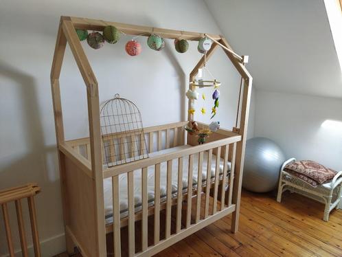 Bopita evoluerende babybedcabine, matras, dekbed, kussen, Kinderen en Baby's, Babywiegjes en Ledikanten, Zo goed als nieuw, Ledikant