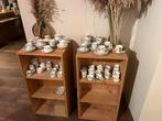 Unieke verzameling Villeroy & Boch thee tasjes + onderborden, Huis en Inrichting, Ophalen, Zo goed als nieuw, Compleet servies